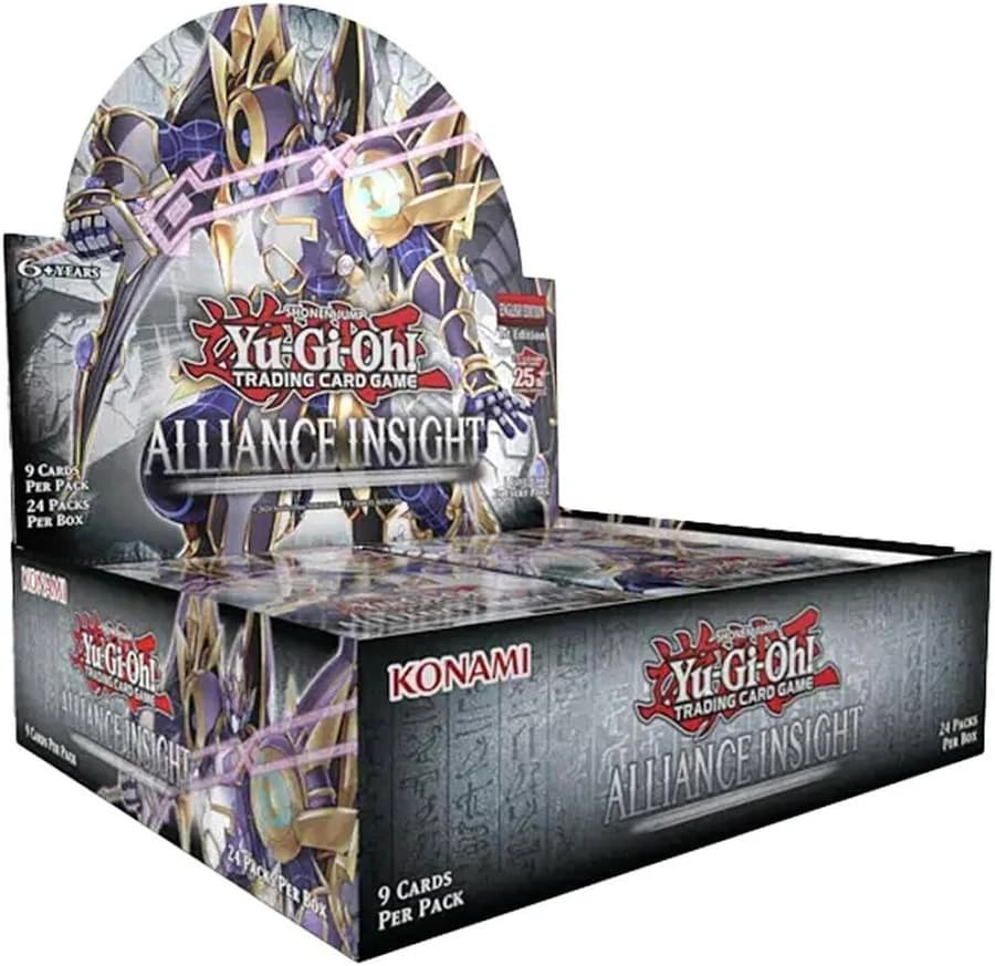 Yu-Gi-Oh! Alliance Insight Trading Card Game Booster Box - 24 Packs, 9 Cards Per Pack