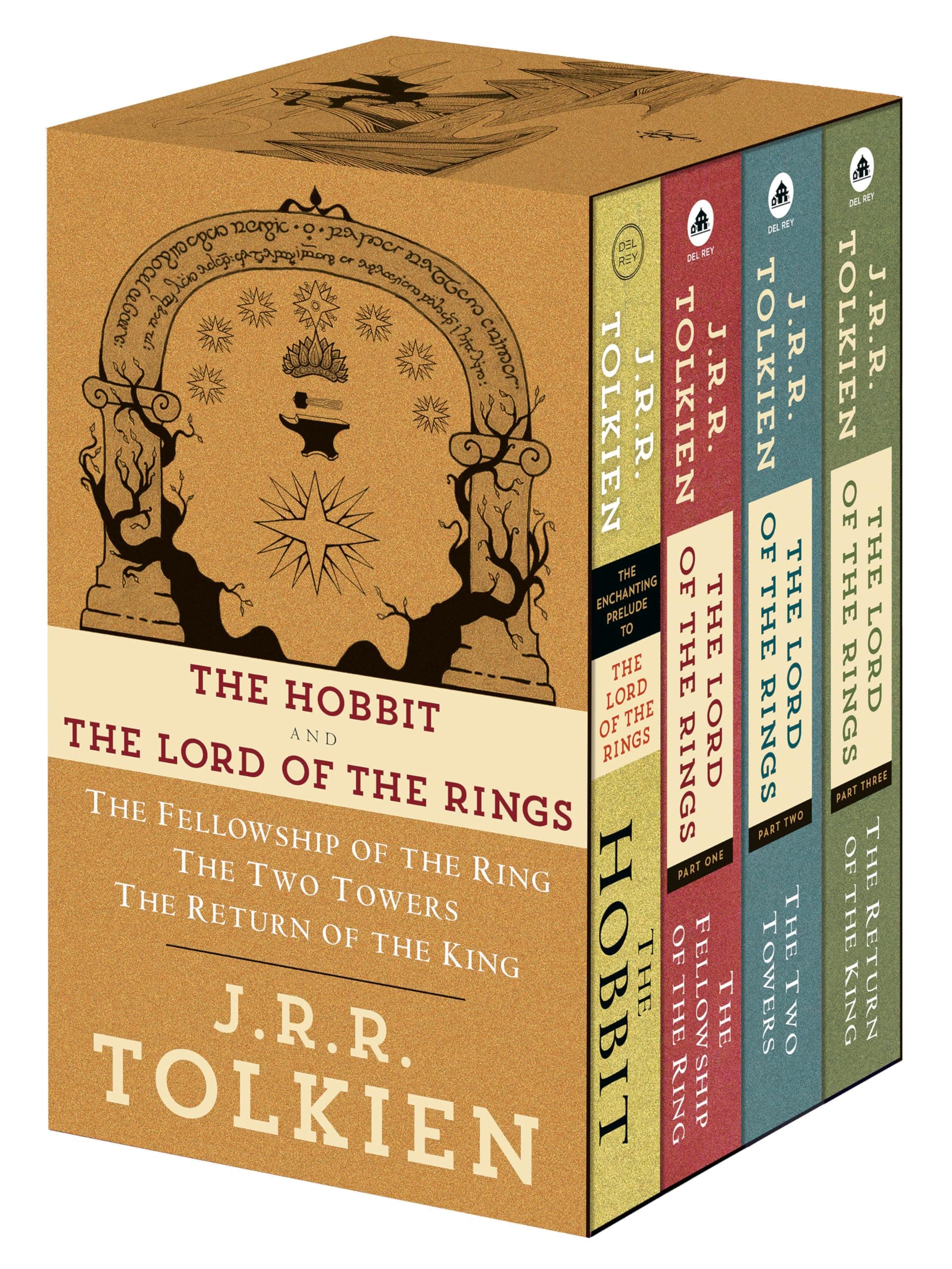 The Hobbit and The Lord of the Rings 4-Book Box Set by J.R.R. Tolkien